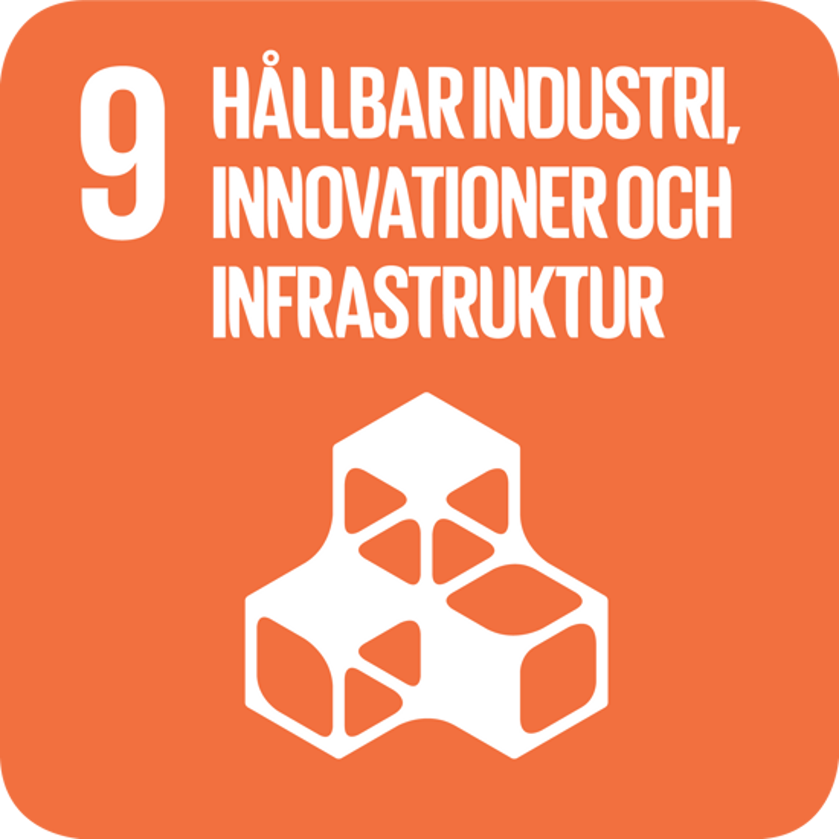 Globala prioriterade mål 9 - hållbar industri, innovationer och infrastruktur
